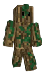 twine and yellow metal Minecraft skin — Slim model — first worn by LeotrumP