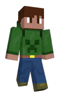 Front of Leaferman's skin