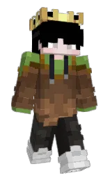 XXCOLEB's Minecraft skin wearing the Vanilla cape