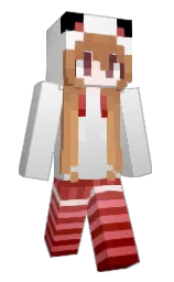 white and concrete Minecraft skin — Slim model