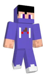 blue marguerite and wax flower Minecraft skin — Classic model