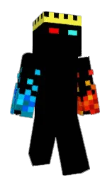black and gorse Minecraft skin — Classic model