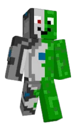 japanese laurel and gray Minecraft skin — Classic model