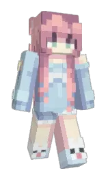 iAoie's Minecraft skin wearing the Aurora cape