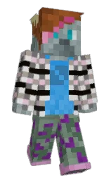 RoseTheGoat's Minecraft skin wearing the Vanilla cape