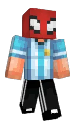 Minecraft-Skin in black und cod gray — Modell: Klassisch