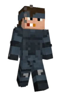 Front of SliccSnake's skin