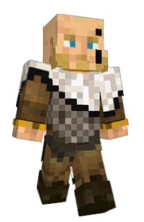 Front of Petrant's skin
