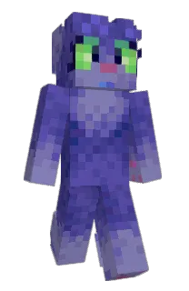 Front of purcaty's skin
