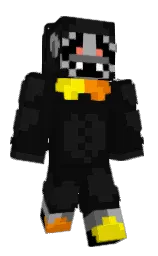 cod gray and black Minecraft skin — Classic model — first worn by iAdix