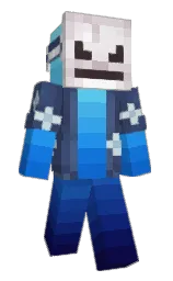 pickled bluewood and picton blue Minecraft skin — Slim model