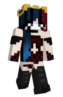 Front of Indicalilac's skin