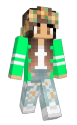 Cursetea's Minecraft skin wearing the Purple Heart cape