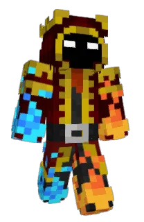 Front of Darcone's skin