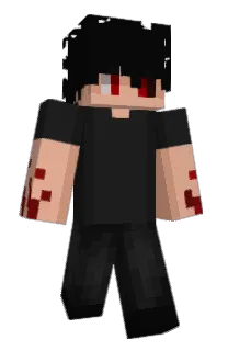 Front of harrm's skin