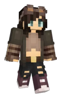 Front of Friskini's skin