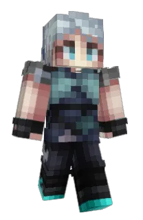 Front of Minaly's skin