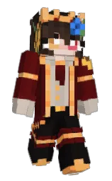 maroon oak and van cleef Minecraft skin — Slim model — first worn by CrimsonCoral_