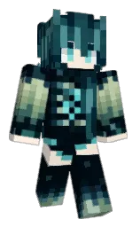 Tilith's Minecraft skin wearing the Twisted cape