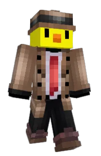 Front of BacBean's skin