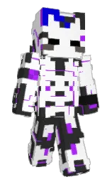 white and mine shaft Minecraft skin — Classic model