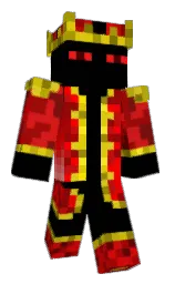 black and sahara Minecraft skin — Classic model — first worn by _Flanty_