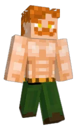 peach orange and parsley Minecraft skin — Classic model — first worn by idonisus