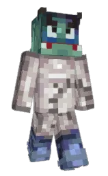 silver rust and pink swan Minecraft skin — Slim model — first worn by Basedlike