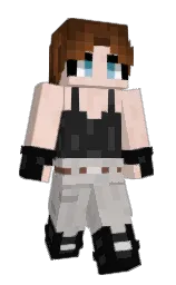 silver rust and almond Minecraft skin — Classic model — first worn by Robyn64