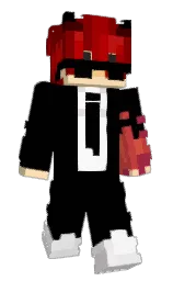 CrimsonLmao's Minecraft skin wearing the Builder cape