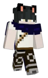 DefaultSprite's Minecraft skin wearing the Pan cape