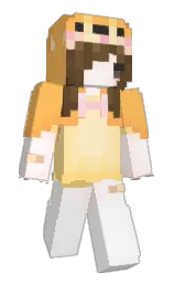 auneci's Minecraft skin wearing the Pan cape