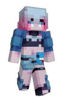 Front of RedRiibbon's skin