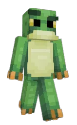 FROGKNECHT's Minecraft skin wearing the Hero cape