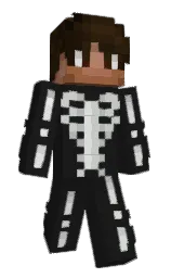 Minecraft-Skin in cod gray und crowshead — Modell: Schmal — zuerst getragen von MellowdyGaming