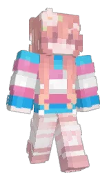 picton blue and wewak Minecraft skin — Classic model — first worn by clemsky