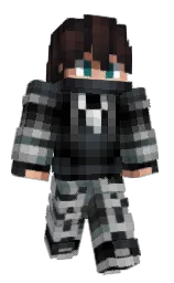 cod gray and shark Minecraft skin — Classic model — first worn by Remation