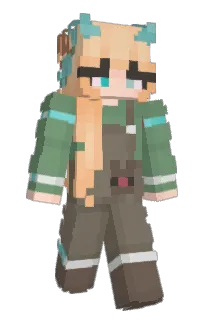 Front of Sahreah's skin