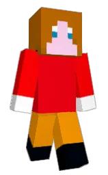 red and pizazz Minecraft skin — Classic model
