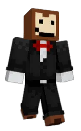 walnut and cod gray Minecraft skin — Classic model — first worn by ToastyPan30