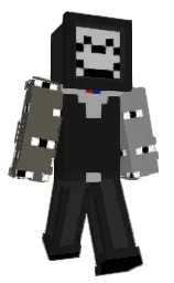 HiddenSwan's Minecraft skin wearing the Vanilla cape