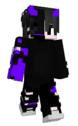 cod gray and black Minecraft skin — Classic model — first worn by isaacfm_