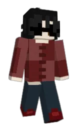 ebony clay and espresso Minecraft skin — Slim model — first worn by teaenjoyerr