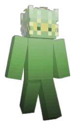 sprout and hippie green Minecraft skin — Classic model