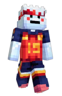 Front of coldified's skin