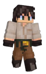 cocoa brown and malta Minecraft skin — Classic model — first worn by Osaka09