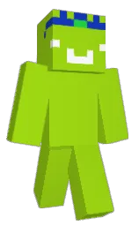 black and white Minecraft skin — Slim model — first worn by Wemmbu_Slayer