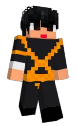 NIKITTV's Minecraft skin wearing the Purple Heart cape