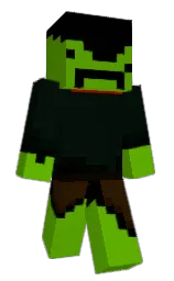black bean and limeade Minecraft skin — Classic model