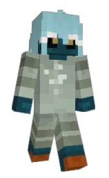 elephant and black Minecraft skin — Slim model